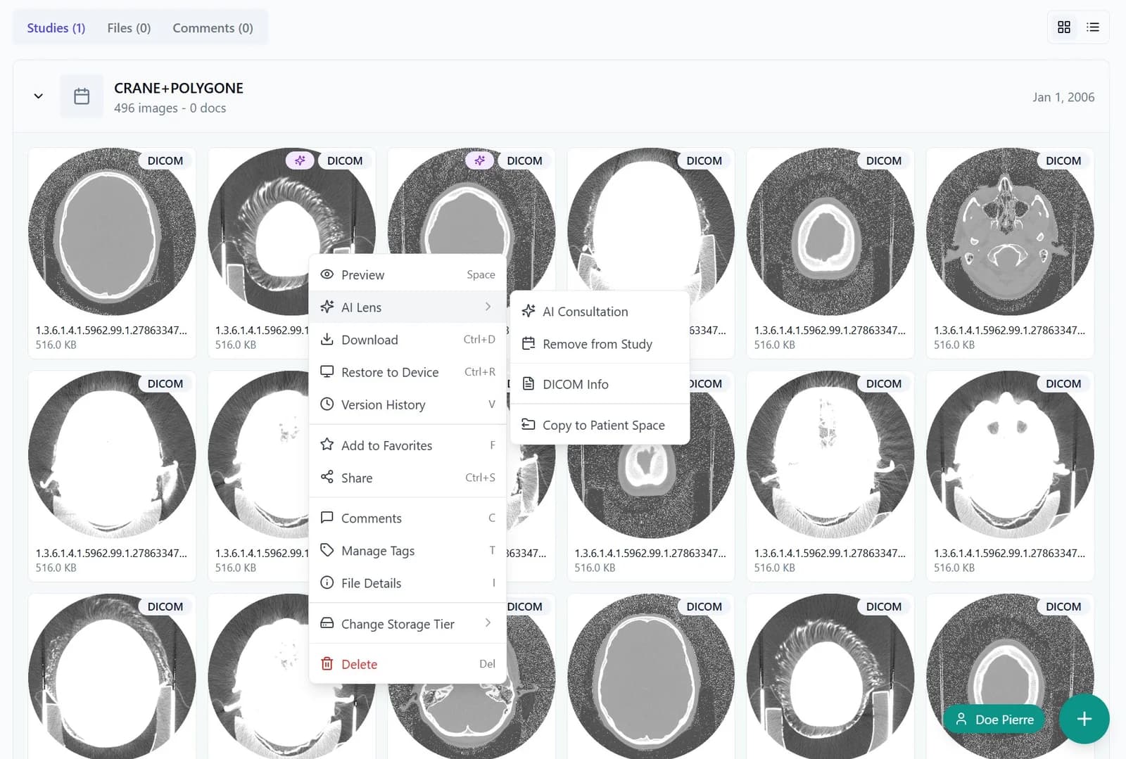 Sharing Options with Role Selector and External Share Links