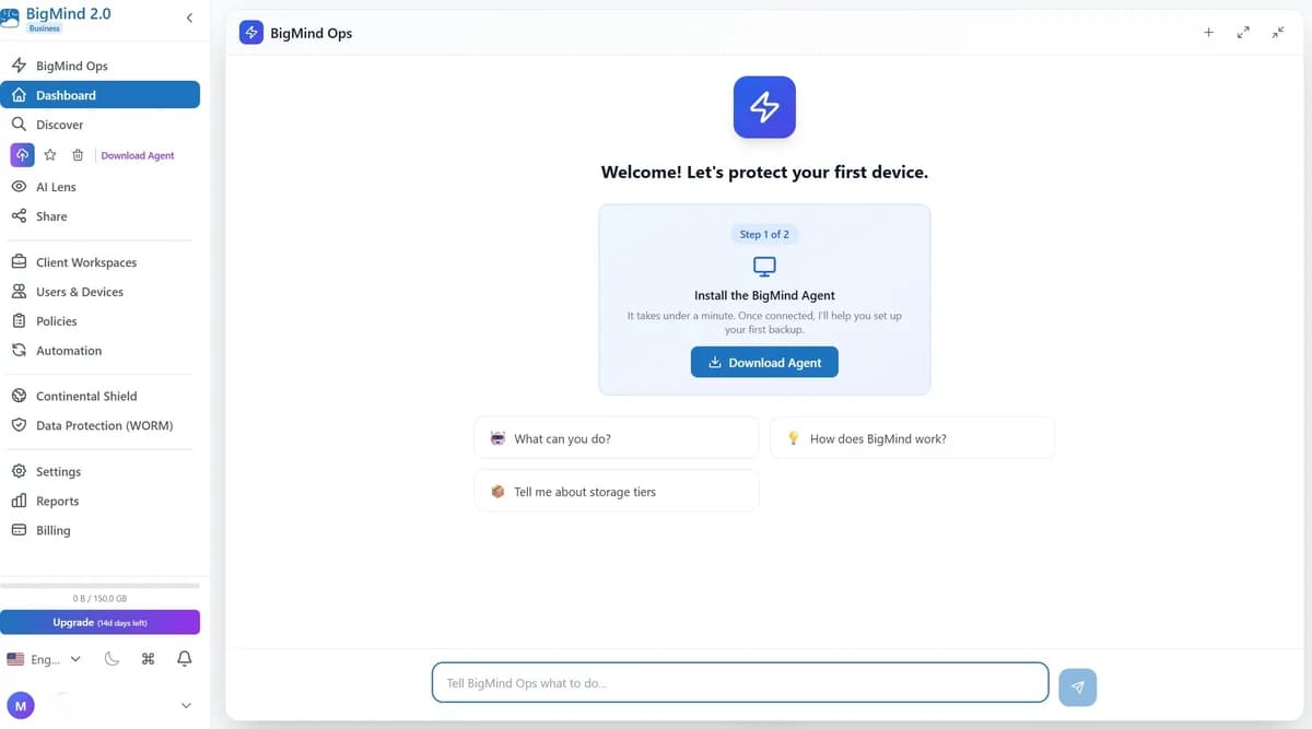 BigMind Ops — Floating Ops Panel