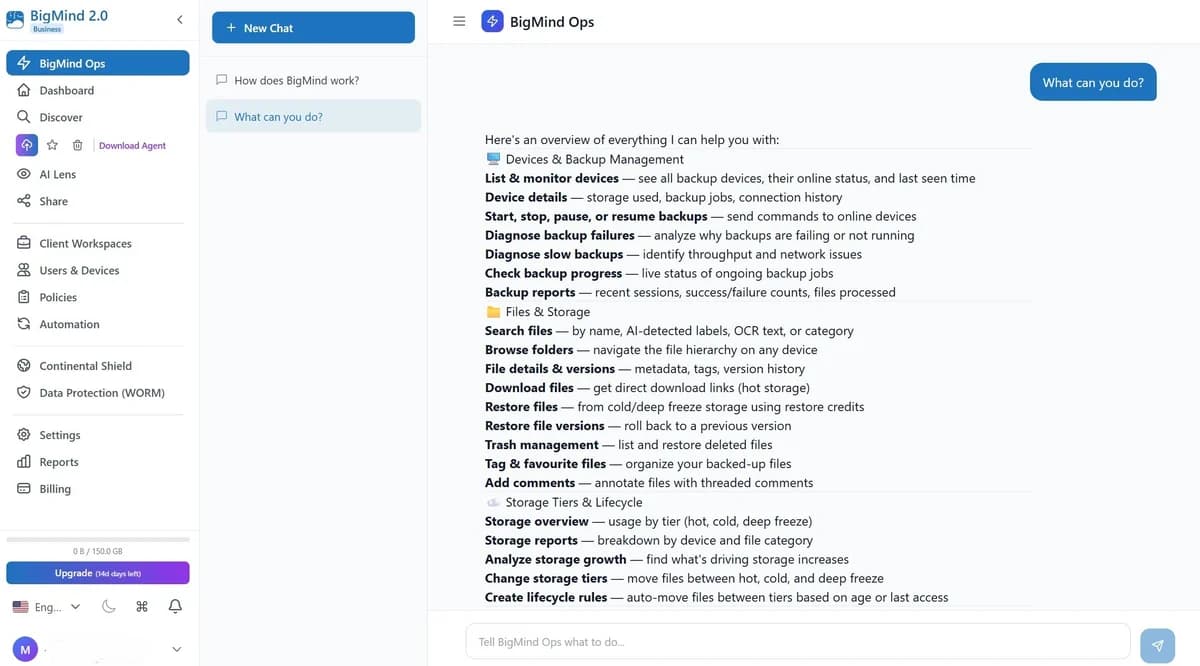 BigMind Ops — Full-Page Ops View