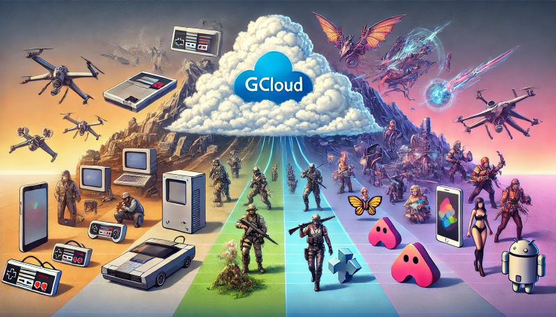 GCloud mobile gaming