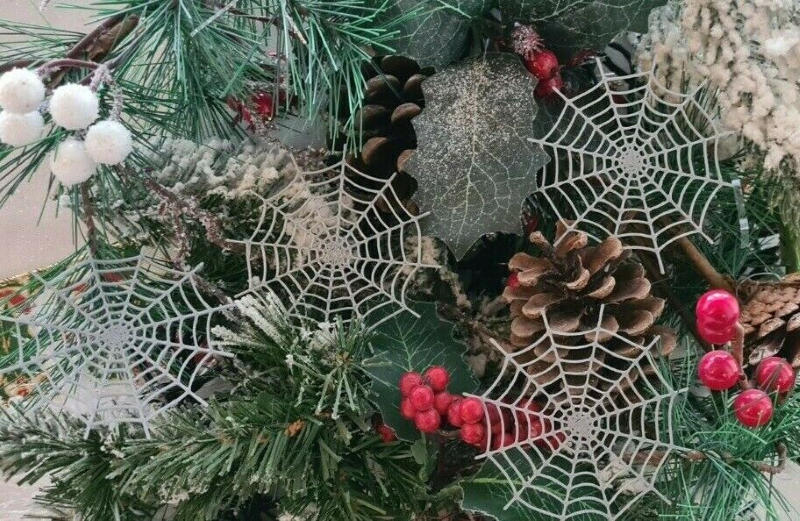 Ukraine Spider Webs on Christmas Trees